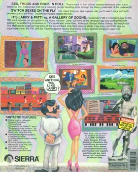 Leisure Suit Larry 5 - Passionate Patti Does a Little Undercover Work_Disk2 box cover back